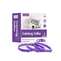 HKM-6681917 Pet Pheromone Relief Comfort Collar - 3 Pack, Various Colors for Dogs and Cats