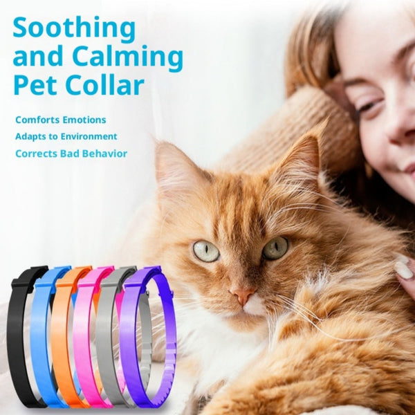 HKM-6681917 Pet Pheromone Relief Comfort Collar - 3 Pack, Various Colors for Dogs and Cats