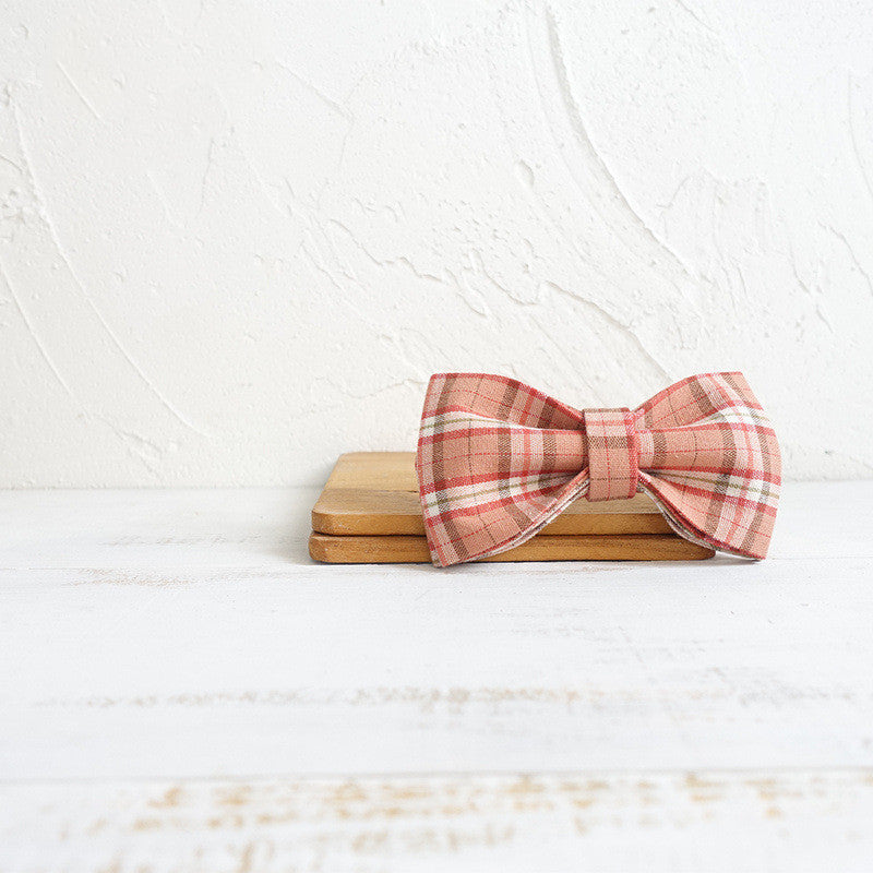 HKM-6682173 Stylish Polyester Bow Tie Collar for Pets - Multiple Sizes Available