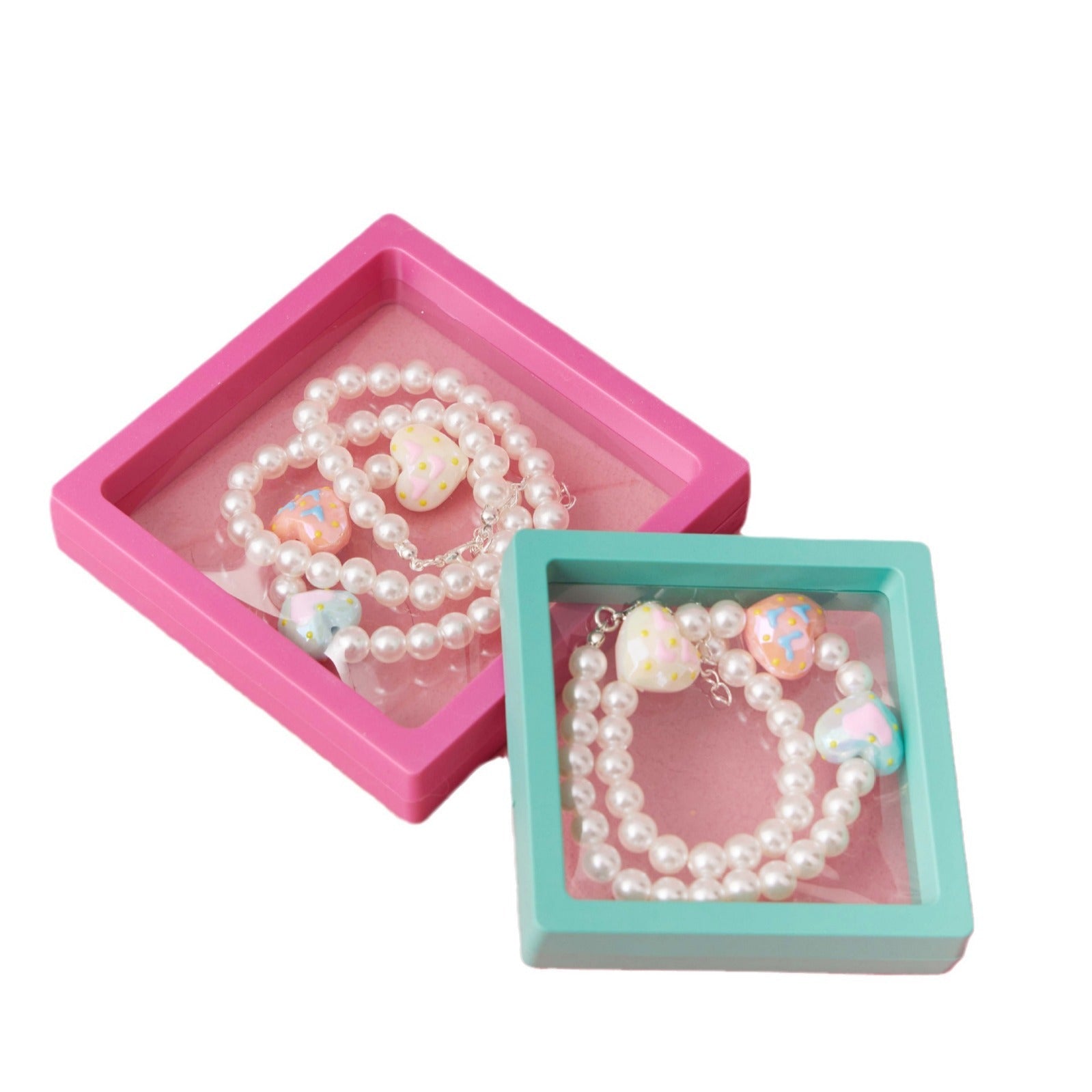 HKM-6682557 Photo Concave Dog Necklace - Beaded Pet Accessory for All Seasons, Available in S, M, L Sizes