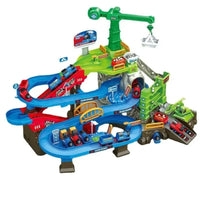 HKM-668307 Educational Space Adventure Train Race Track Toy Set with Inertial Car for Children Ages 2-13