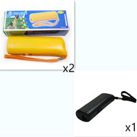 HKM-6683197 Ultrasonic Dog Training Device with LED Flashlight – 3-in-1 Repeller for Dog Behavior Control