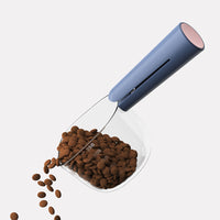 HKM-6683709 Transparent Dog and Cat Food Measuring Spoon Bag Clip - 250ML Capacity in Multiple Colors