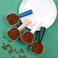 HKM-6683709 Transparent Dog and Cat Food Measuring Spoon Bag Clip - 250ML Capacity in Multiple Colors