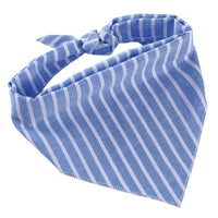 HKM-6684093 Adjustable Cotton Dog Bandana for Small to Large Pets - Triangle Scarf, Checkered Pattern