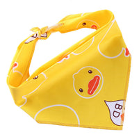 HKM-6684093 Adjustable Cotton Dog Bandana for Small to Large Pets - Triangle Scarf, Checkered Pattern