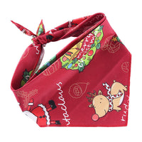 HKM-6684093 Adjustable Cotton Dog Bandana for Small to Large Pets - Triangle Scarf, Checkered Pattern