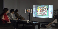 HKM-668499 HD 1080p Wireless Projector with USB, HDMI, and VGA Inputs for Mobile Devices