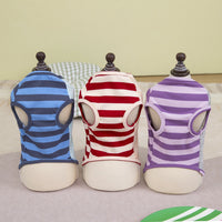 HKM-6685501 Casual Polyester Pet Vest in Purple, Blue, and Wine Red - Sizes S to XXL