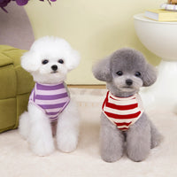 HKM-6685501 Casual Polyester Pet Vest in Purple, Blue, and Wine Red - Sizes S to XXL