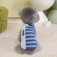 HKM-6685501 Casual Polyester Pet Vest in Purple, Blue, and Wine Red - Sizes S to XXL