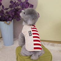 HKM-6685501 Casual Polyester Pet Vest in Purple, Blue, and Wine Red - Sizes S to XXL