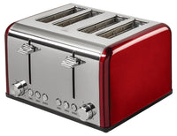 HKM-668563 4-Slice Automatic Pop-Up Toaster with Custom Pattern Design for Kitchen Use