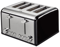 HKM-668563 4-Slice Automatic Pop-Up Toaster with Custom Pattern Design for Kitchen Use