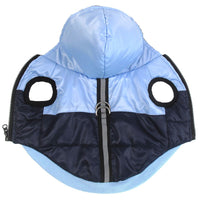 HKM-6686269 Hooded Warm Cotton Coat for Pets - Soft Satin Fabric, Multiple Sizes Available