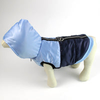 HKM-6686269 Hooded Warm Cotton Coat for Pets - Soft Satin Fabric, Multiple Sizes Available