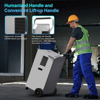 HKM-668691 150L/D Industrial Air Dryer with Wheels for Metal Sheet Dehumidification, 220V