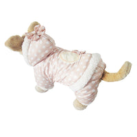 HKM-6688061 Polka Dot Cotton Dog Jacket - Windbreaker Style Down Coat for Pets