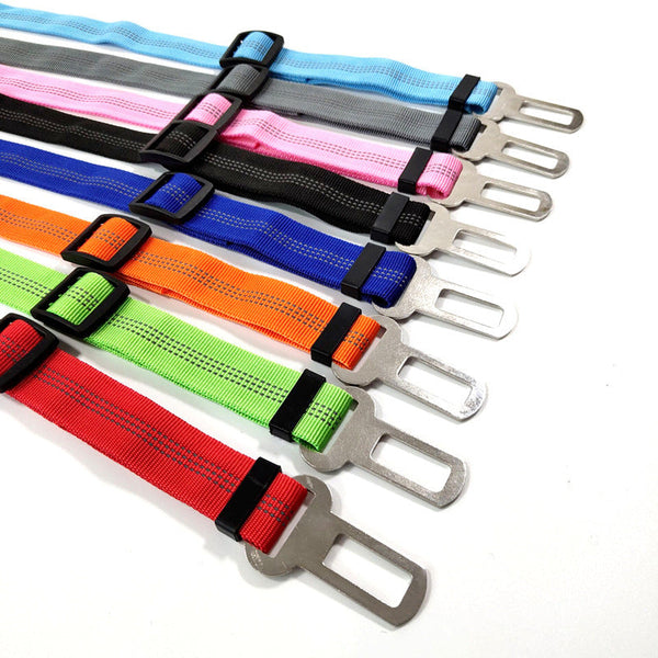 HKM-6689469 Reflective Elastic Dog Seat Belt for Pet Safety in Multiple Colors
