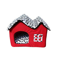 HKM-6689725 Double Top Waterproof Pet House with Soft Cushioned Pad - 55*40*42 cm Size