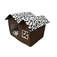HKM-6689725 Double Top Waterproof Pet House with Soft Cushioned Pad - 55*40*42 cm Size