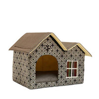 HKM-6689725 Double Top Waterproof Pet House with Soft Cushioned Pad - 55*40*42 cm Size