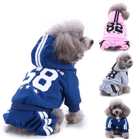 HKM-6689853 Casual Polyester Sportswear for Four-Legged Pets - Sizes S to XL