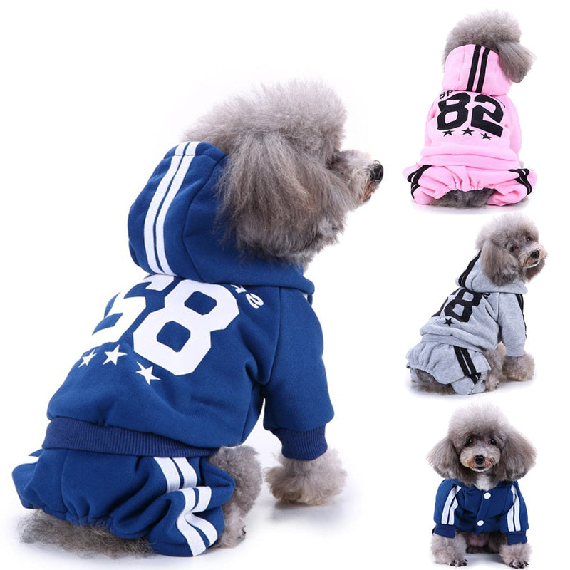 HKM-6689853 Casual Polyester Sportswear for Four-Legged Pets - Sizes S to XL