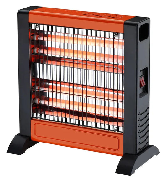 HKM-669011 Electric Quartz Heater with Safety Tip-over Switch, 500/1000 W Output