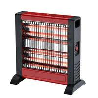 HKM-669011 Electric Quartz Heater with Safety Tip-over Switch, 500/1000 W Output