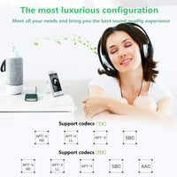 HKM-669011 Lossless Audio Bluetooth Headphone Adapter with Call Function and Power Display - Model B20mini