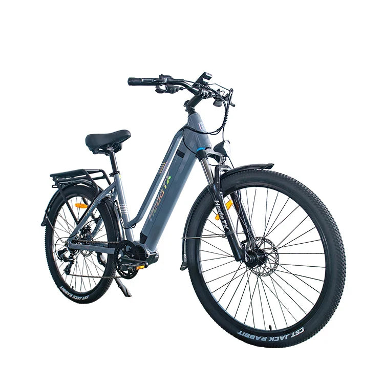 HKM-669139 48V 13Ah Electric Bike 7-Speed Mountain E-Bike with Hydraulic Disc Brakes and 27.5-Inch Aluminum Alloy Frame
