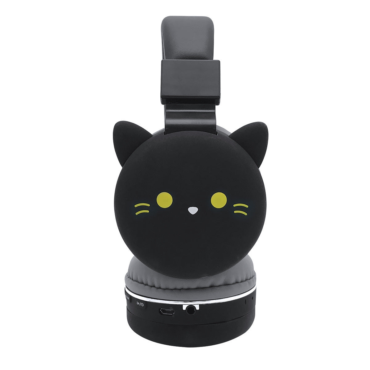 HKM-669139 Cartoon-Inspired On-Ear Wireless Sports Headphones for Running with Bluetooth 5.0, NFC, and Call Functionality