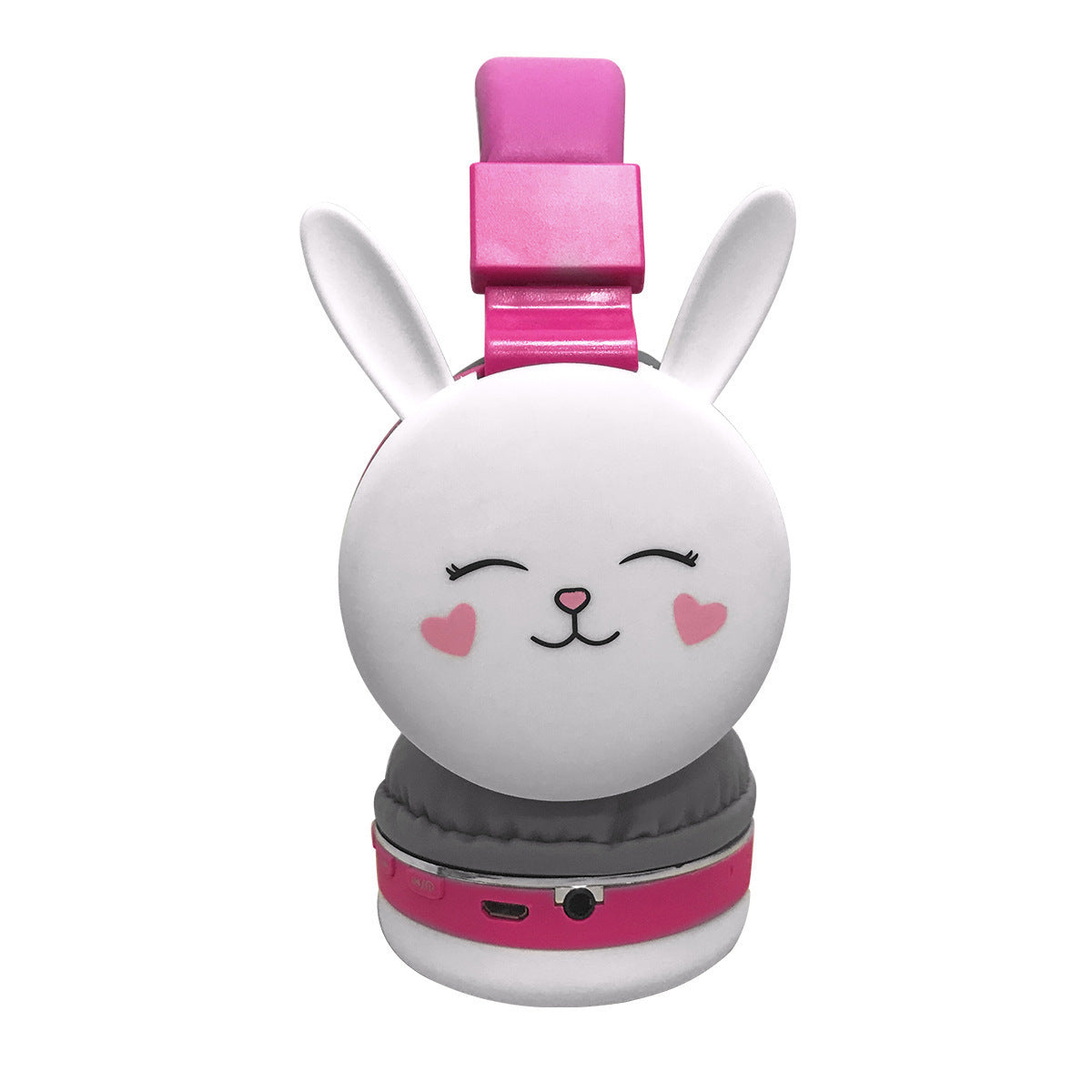 HKM-669139 Cartoon-Inspired On-Ear Wireless Sports Headphones for Running with Bluetooth 5.0, NFC, and Call Functionality