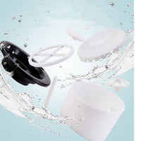 HKM-6691517 Automatic Pet Water Dispenser for Cats and Dogs - White Plastic Design