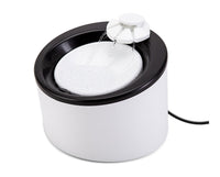 HKM-6691517 Automatic Pet Water Dispenser for Cats and Dogs - White Plastic Design