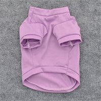HKM-6692029 Cotton Breathable Short-Sleeve T-Shirt for Puppies - Available in Taro Purple, Gray, and Red