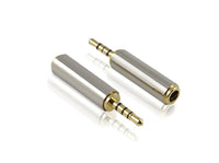 HKM-669203 2.5mm Male to 3.5mm Female Headset Adapter for Mobile Phones