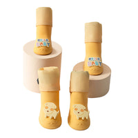 HKM-6692285 Cartoon Pet Boots - Waterproof Non-Slip High-Style Dog Boots in Yellow, Brown, Blue