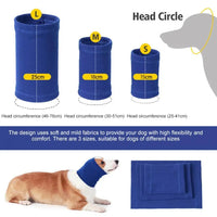 HKM-6693053 Comfortable Adjustable Dog Earmuff Scarf for Noise Reduction and Anxiety Relief - Soft Polyester Material