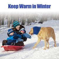 HKM-6693053 Comfortable Adjustable Dog Earmuff Scarf for Noise Reduction and Anxiety Relief - Soft Polyester Material