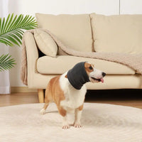 HKM-6693053 Comfortable Adjustable Dog Earmuff Scarf for Noise Reduction and Anxiety Relief - Soft Polyester Material
