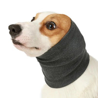HKM-6693053 Comfortable Adjustable Dog Earmuff Scarf for Noise Reduction and Anxiety Relief - Soft Polyester Material