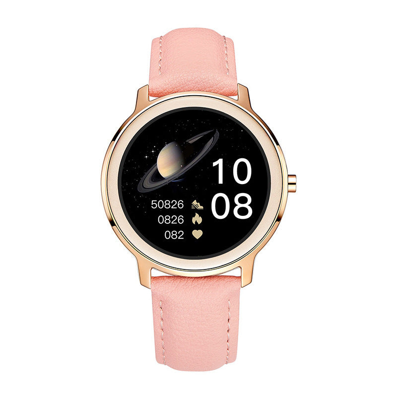 HKM-669331 Customizable Smart Watch with Heart Rate Monitor, 1.1 inch TFT Screen, Silicone Wristband, Magnetic Charging, Waterproof