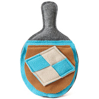 HKM-6696253 Interactive Pet Puzzle Toy for Dogs and Cats – Wool Felt Shaker Cloth, 28 x 17 cm, Brown and Gray