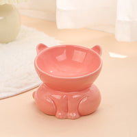 HKM-6697405 Ceramic Pet Bowl for Cats and Dogs - Stylish Water and Food Basin