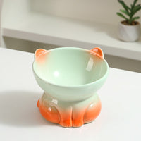 HKM-6697405 Ceramic Pet Bowl for Cats and Dogs - Stylish Water and Food Basin