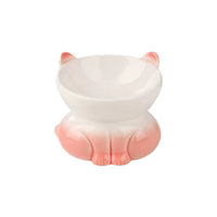 HKM-6697405 Ceramic Pet Bowl for Cats and Dogs - Stylish Water and Food Basin