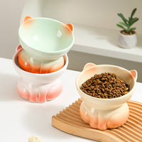 HKM-6697405 Ceramic Pet Bowl for Cats and Dogs - Stylish Water and Food Basin