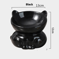 HKM-6697405 Ceramic Pet Bowl for Cats and Dogs - Stylish Water and Food Basin